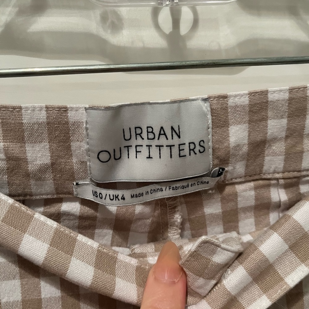 SOLD ON CROSSPOST Urban Outfitters gingham pull on pants - Picture 7 of 9